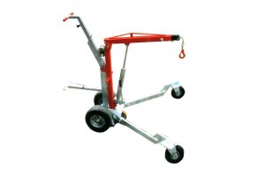 Hidraulikus karral és horoggal ellátott szerelő daru